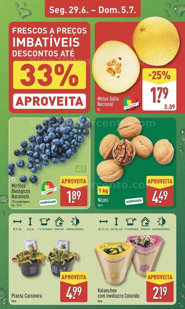 Antevisão Folheto ALDI Promoções de 29 junho a 5 julho